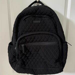 Vera Bradley Large Black Laptop Backpack